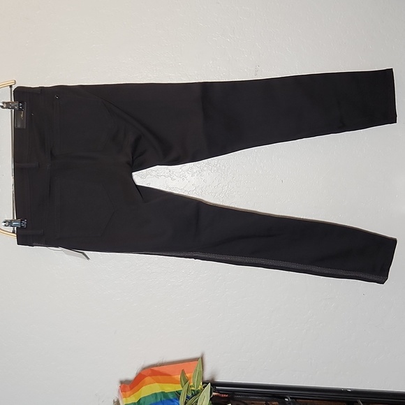 MAVI Adriana Ankle Mid Rise Super Skinny Tuxedo Black Jeans Sample 27 - Picture 4 of 13